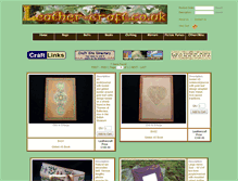 Tablet Screenshot of leather-craft.co.uk